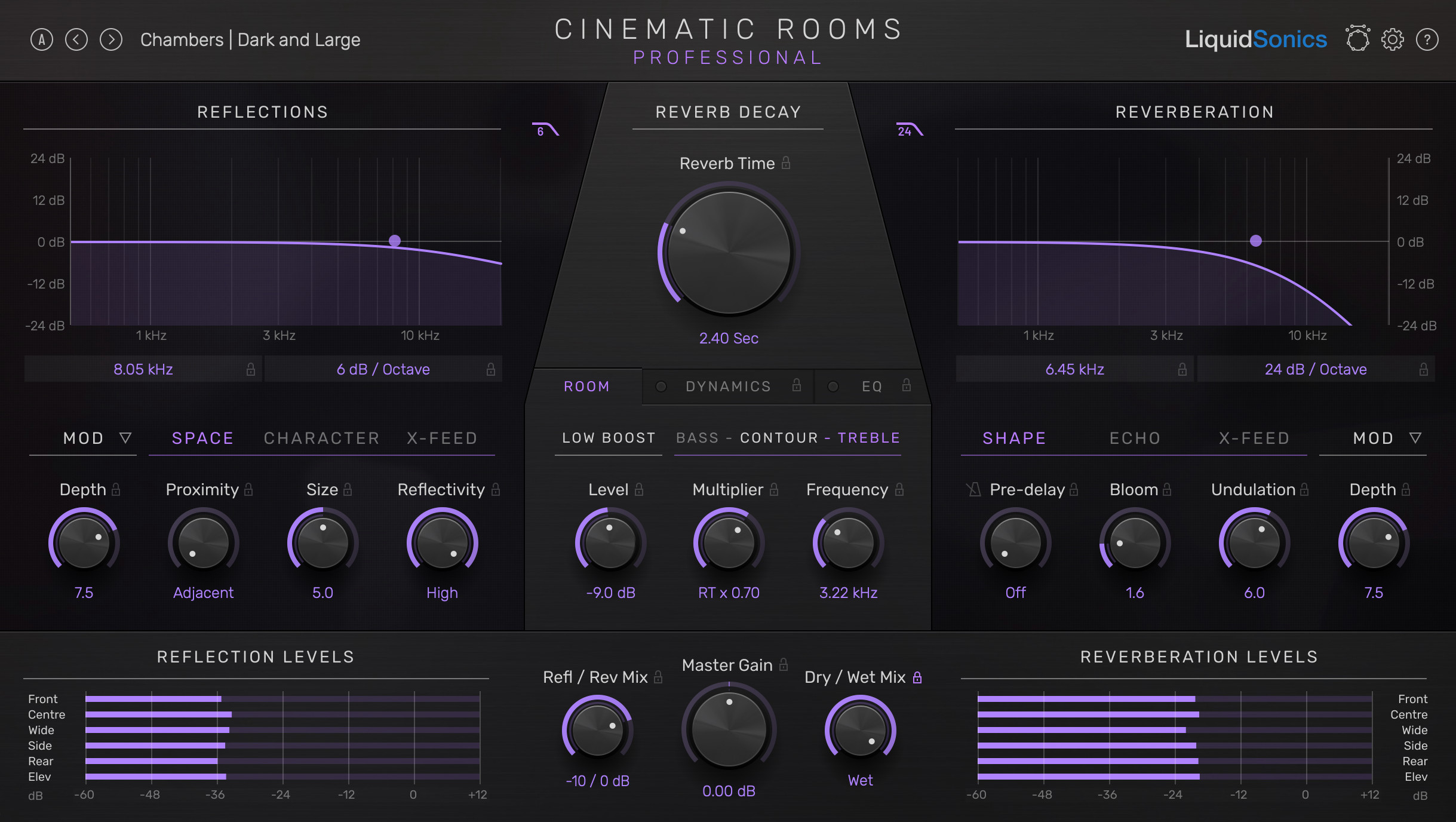 Cinematic Rooms Pro - Large And Dark Chamber - 9.1.6